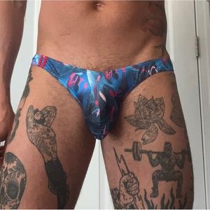 Men’s Mesh Swim Bikini - Contour Pouch - Medium Fit.